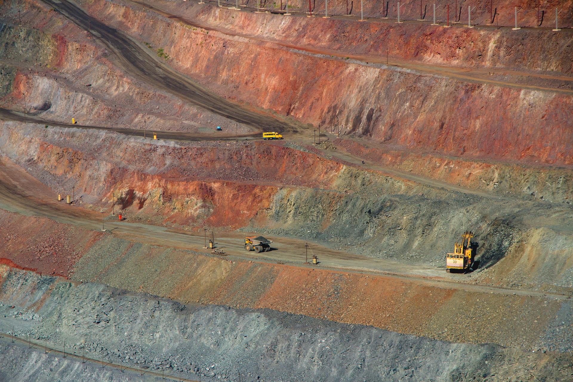Photo of a open pit mine